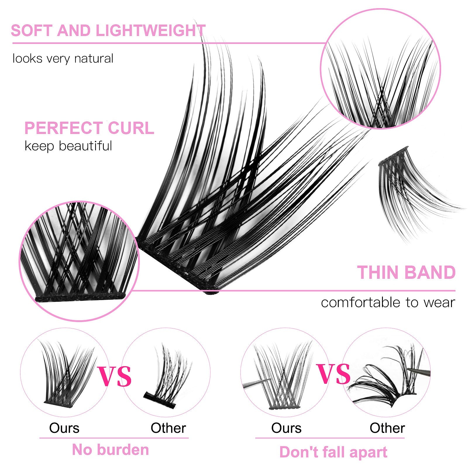 DIY beautified Lash Clusters kit